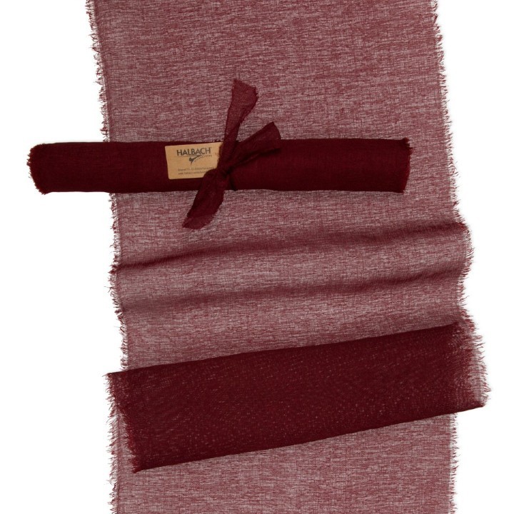 Chiffon 28 cm x 3 Meter weinrot 65