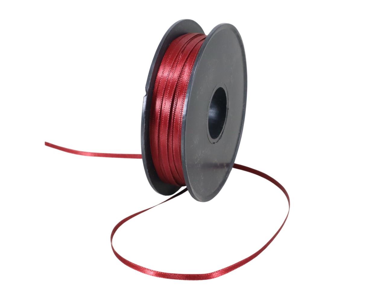 Satinband 3,5mm bordeaux -311 Satinband 3,5mm bordeaux -311