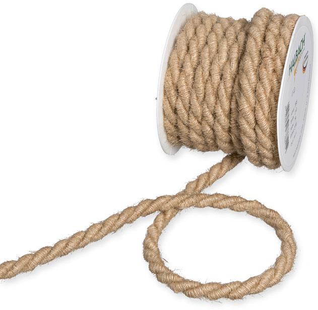 Jutekordel 10 mm 5 Meter natur Jutekordel 10 mm 5 Meter natur