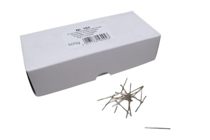 Stecknadeln silber 26 x 0.70mm 500gr. Nr. 103 NETTO
