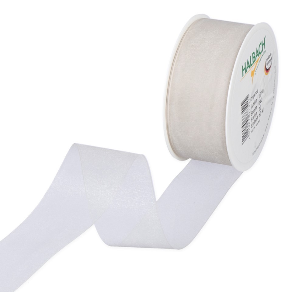 Organza 40mm o.Dr. hellgrau22