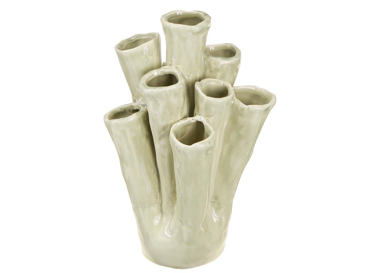 Vase Koralle Keramik mint 14,3xH22,2cm