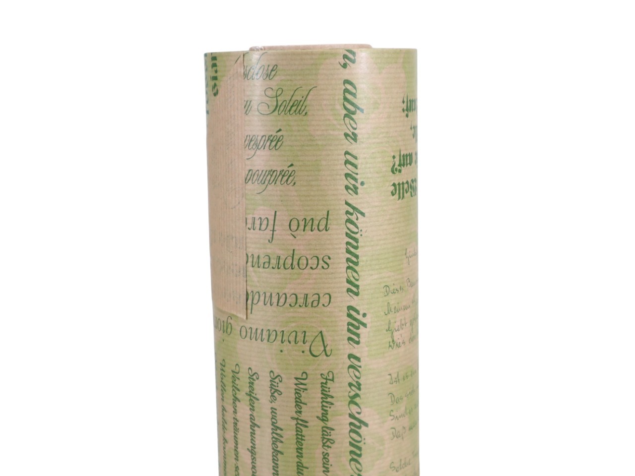 Manschettenpapier 25cm 100lfm LYRICS grün/natur NETTO