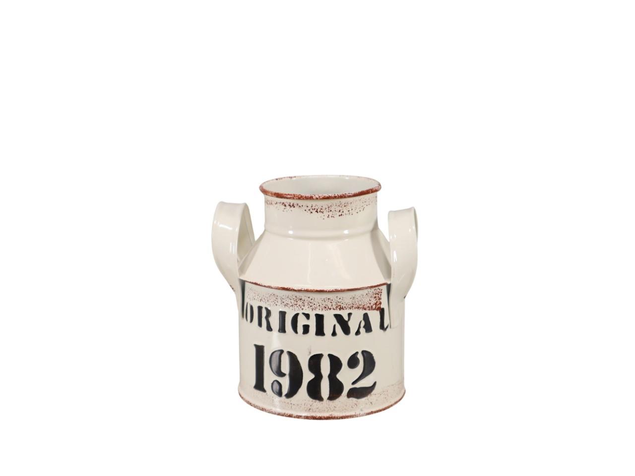 Krug "Original 1982" Metall creme D10xH13cm Krug "Original 1982" Metall creme D10xH13cm