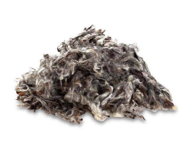 Flocke ca. 250 gr. grau GR05