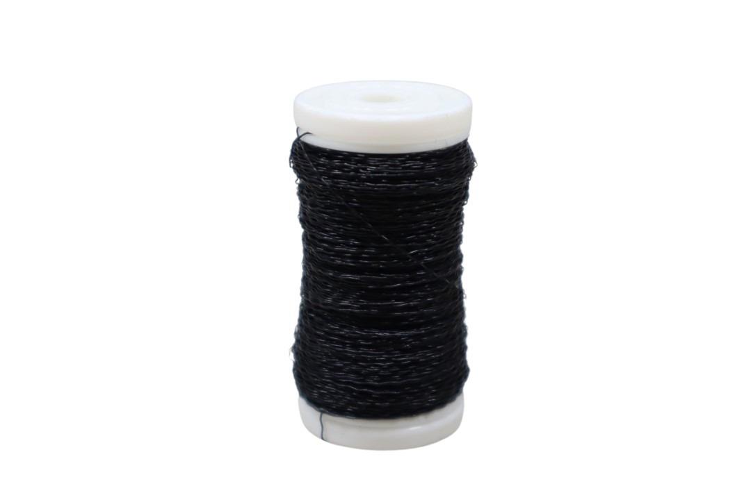 Bouillondrahteffekt 75gr. Snapspule schwarz NETTO Bouillondrahteffekt 75gr. Snapspule schwarz NETTO