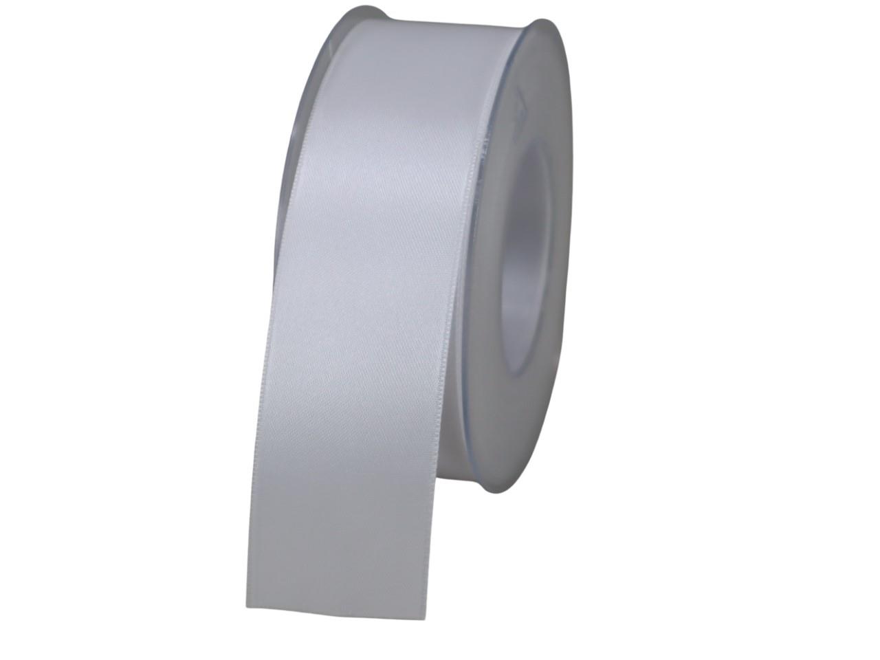 Satinband 40 mm 25 Meter weiss 700