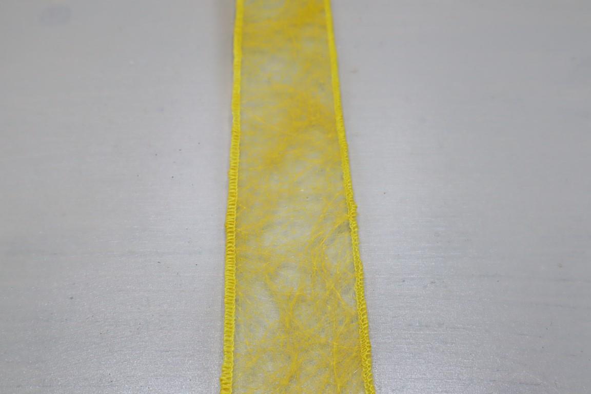 Vliesband wetterfest  goldgelb 40 mm, 136