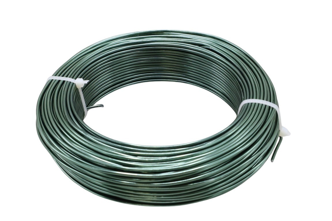 Aluminium-Draht 2,0 60m/500 gr. jägergrün NETTO