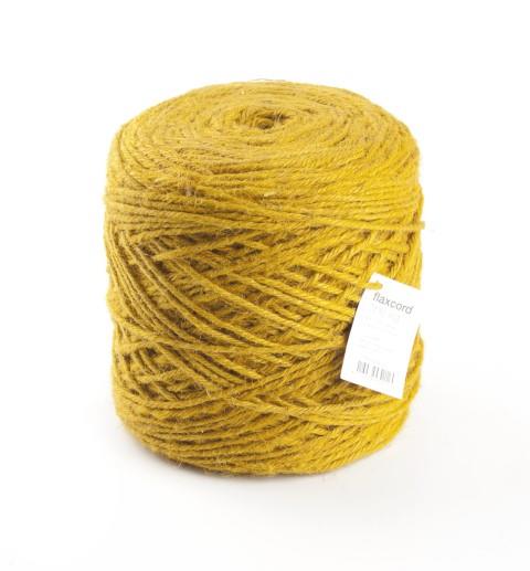 Kordel Flaxcord 3,5 mm auf Spule ca. 1 kg Farbe 55 gelb Kordel Flaxcord 3,5 mm auf Spule ca. 1 kg Farbe 55 gelb