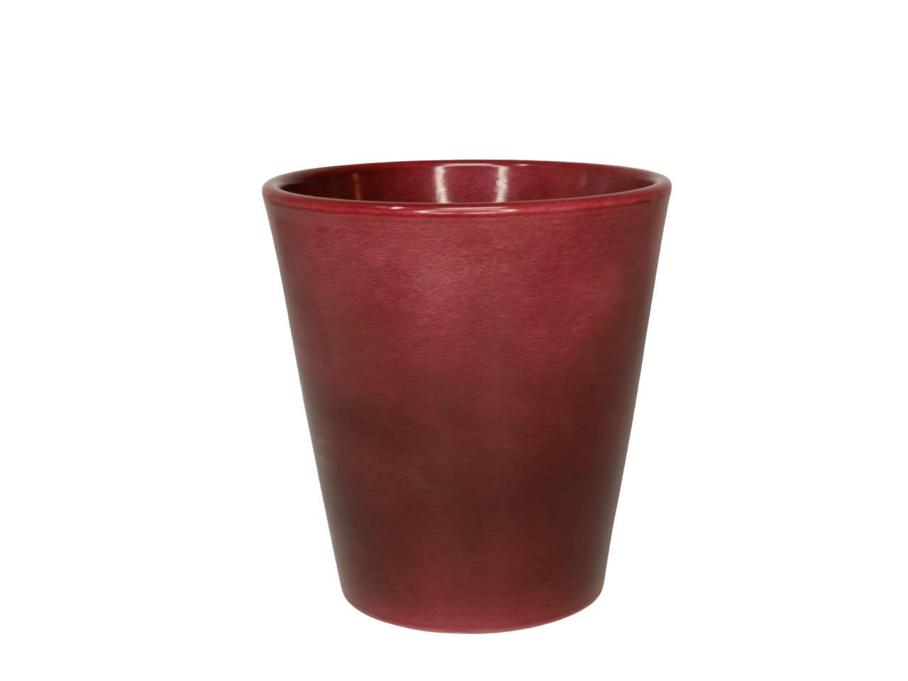 Keramiktopf f. Orchideen bordeaux-lasur D14cm(innen D12,5cm) Keramiktopf f. Orchideen bordeaux-lasur D14cm(innen D12,5cm)
