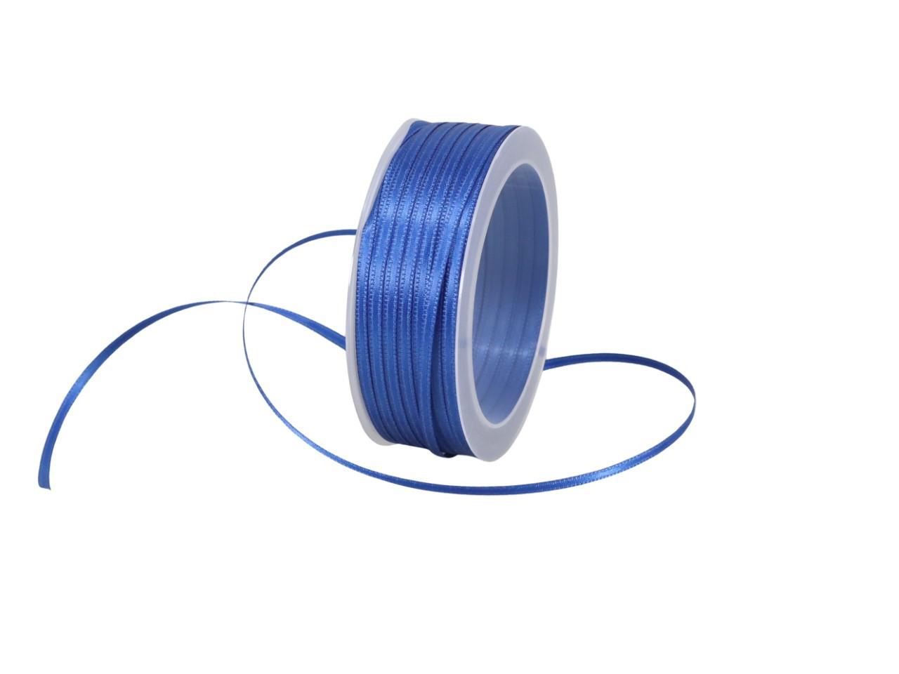 Satinband 3 mm 50 Meter royalblau 110
