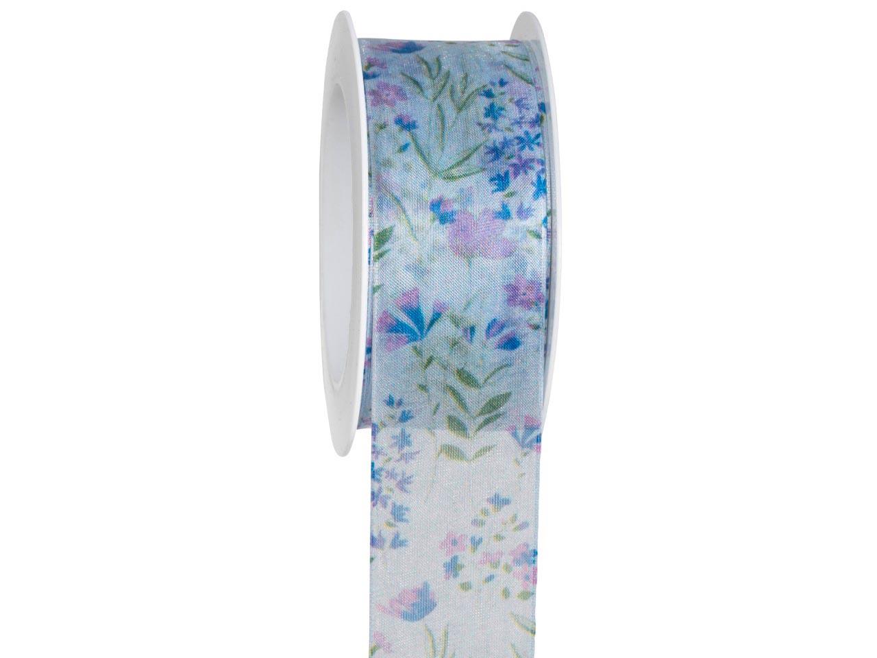 Band Wilflowers 40 mm 15 Meter 323 soda Band Wilflowers 40 mm 15 Meter 323 soda