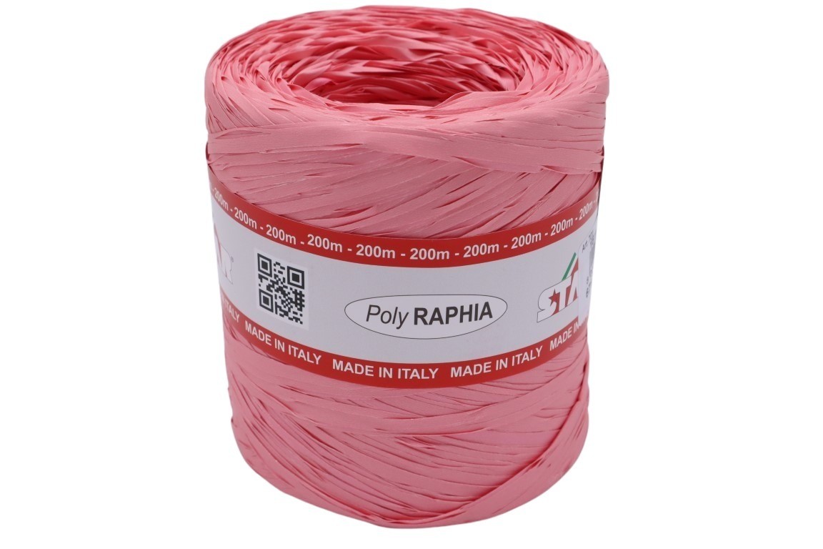 Polyraphia 15mm 200 Meter, rosa  -12