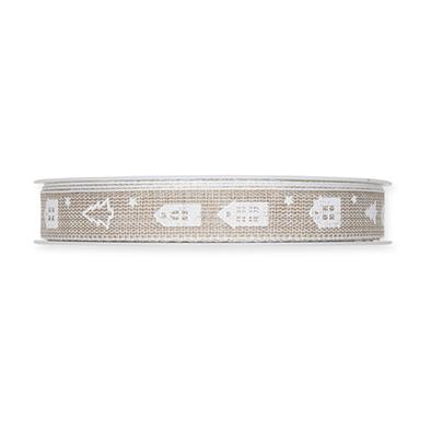 Druckband Häuser/Bäume 15 mm 20 Meter linen 72 Druckband Häuser/Bäume 15 mm 20 Meter linen 72