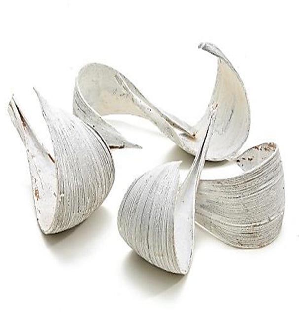 Cocosschale Galera mini L18-20B10cm white washed