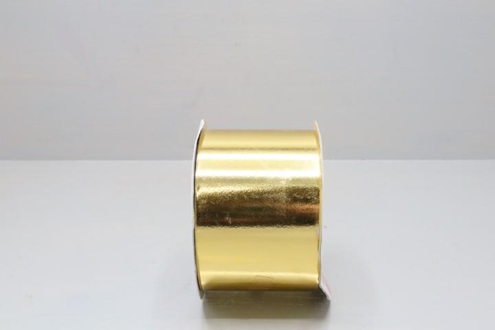 Polyband glänzend 69mm gold