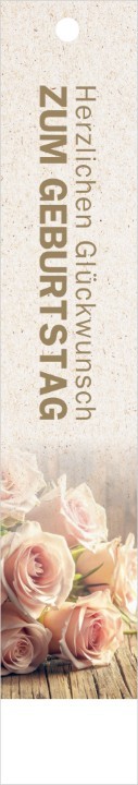 Geschenkkärtchen Zum Geburtstag 3x15 cm