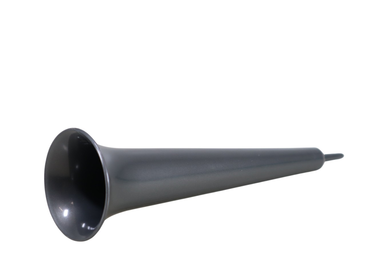 Grabvase Nelke 32cm anthrazit-silber NETTO