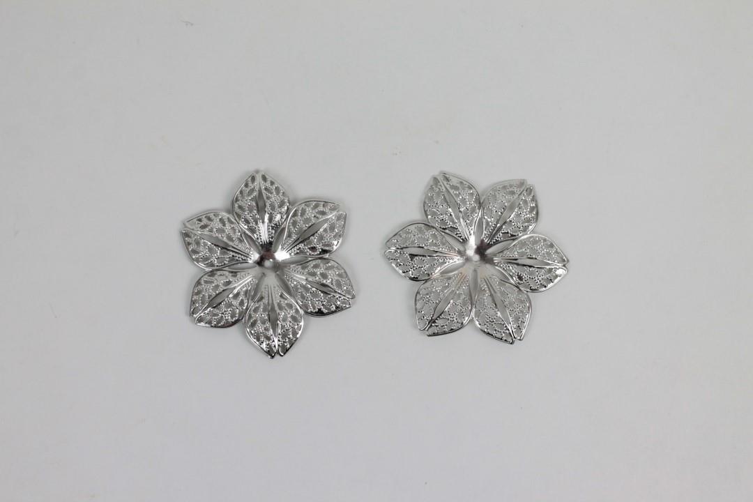 Streuer Blüte Belido silber Metall 4,2 cm