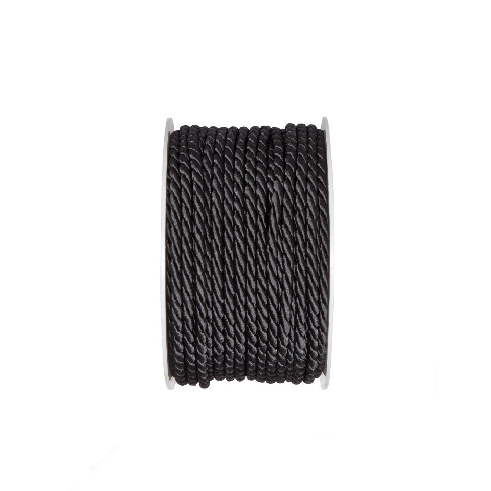 Kordel 4mm anthrazit 111