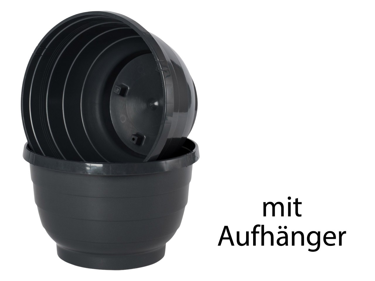 Ampel Komet 30cm inkl.Untersetzer+Aufhänger anthrazit NETTO