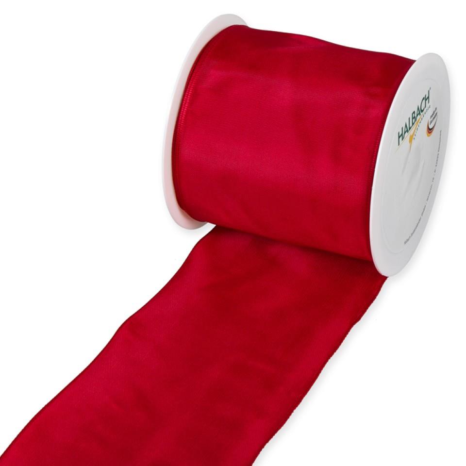 Drahtkantenband 100 mm 25 Meter rot 77 Drahtkantenband 100 mm 25 Meter rot 77