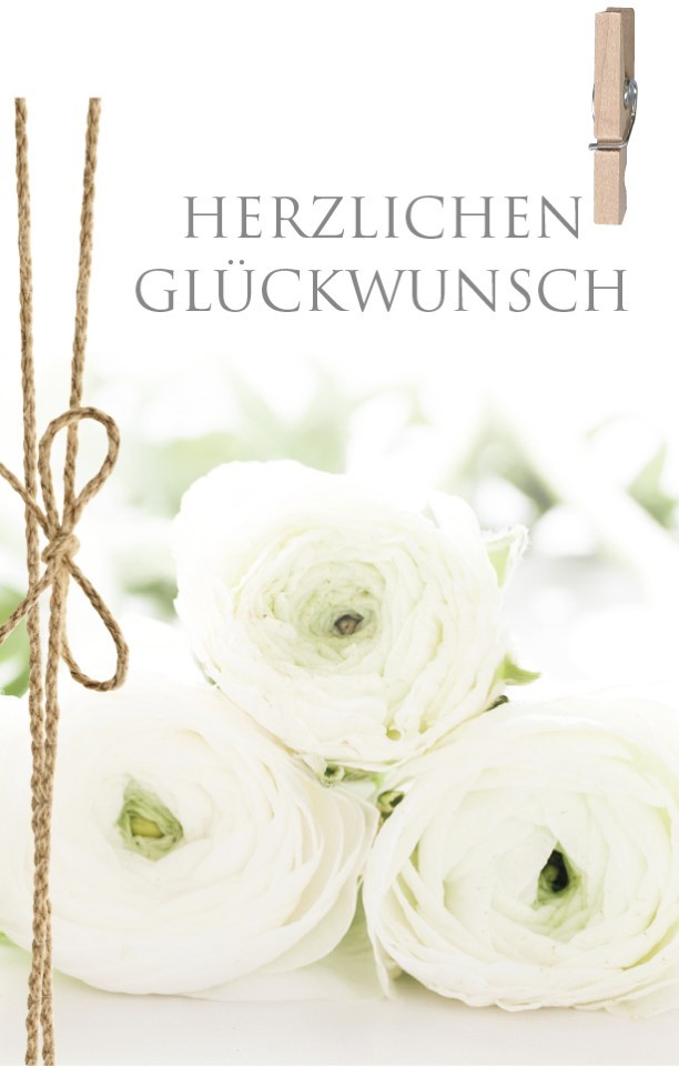 Minikarten Herzlichen Glückwunsch 7,5x5 cm