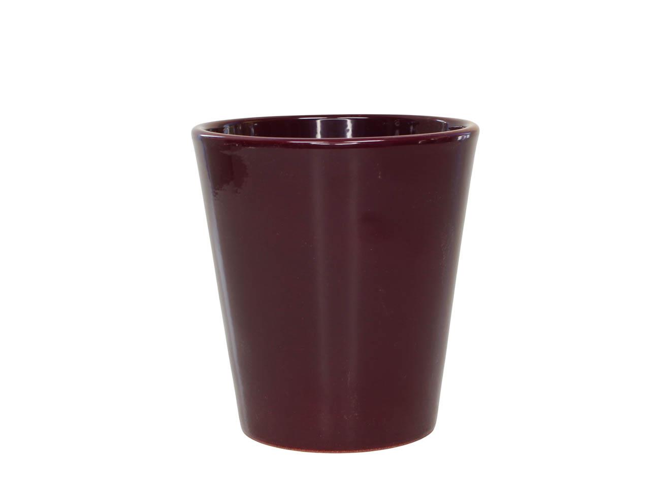Keramiktopf f. Orchideen brombeere D14cm(innen D12,5cm) Keramiktopf f. Orchideen brombeere D14cm(innen D12,5cm)