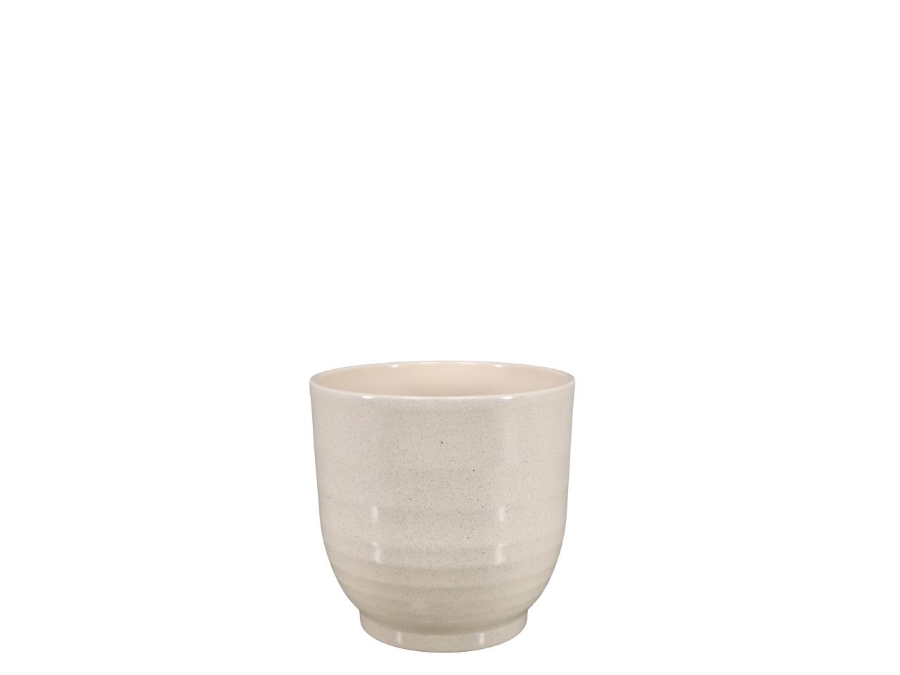 Keramikübertopf Form 685 beige-stone D07cm
