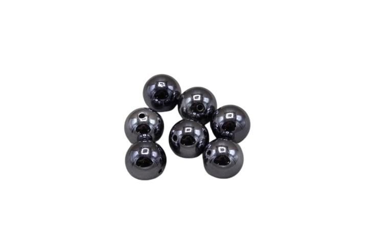 Perlen 300gr. 8mm anthra Perlen 300gr. 8mm anthra