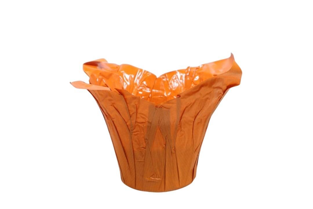 Deco Wraps wasserfest orange D12,5xH10,5cm
