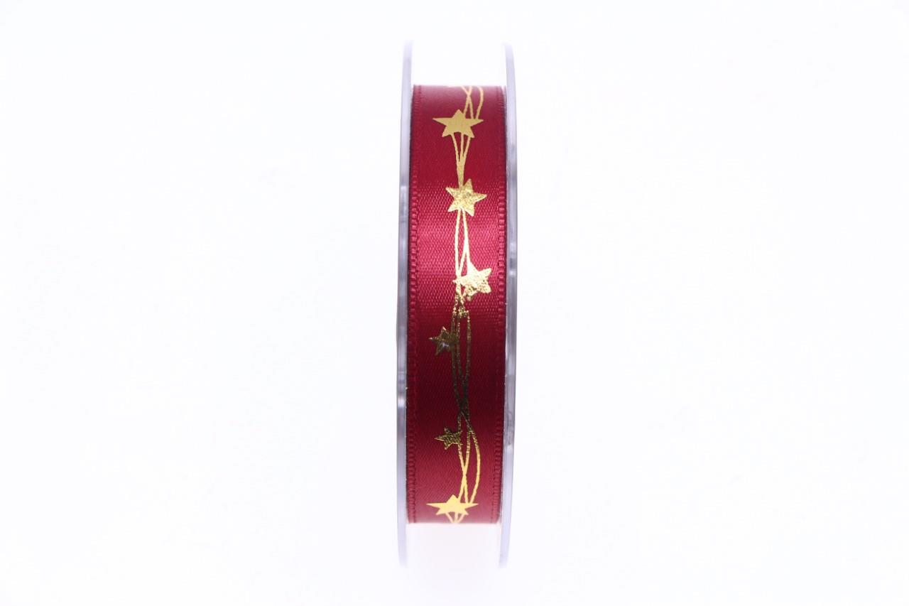 Band Clint 15 mm 15 Meter bordeaux-gold 360