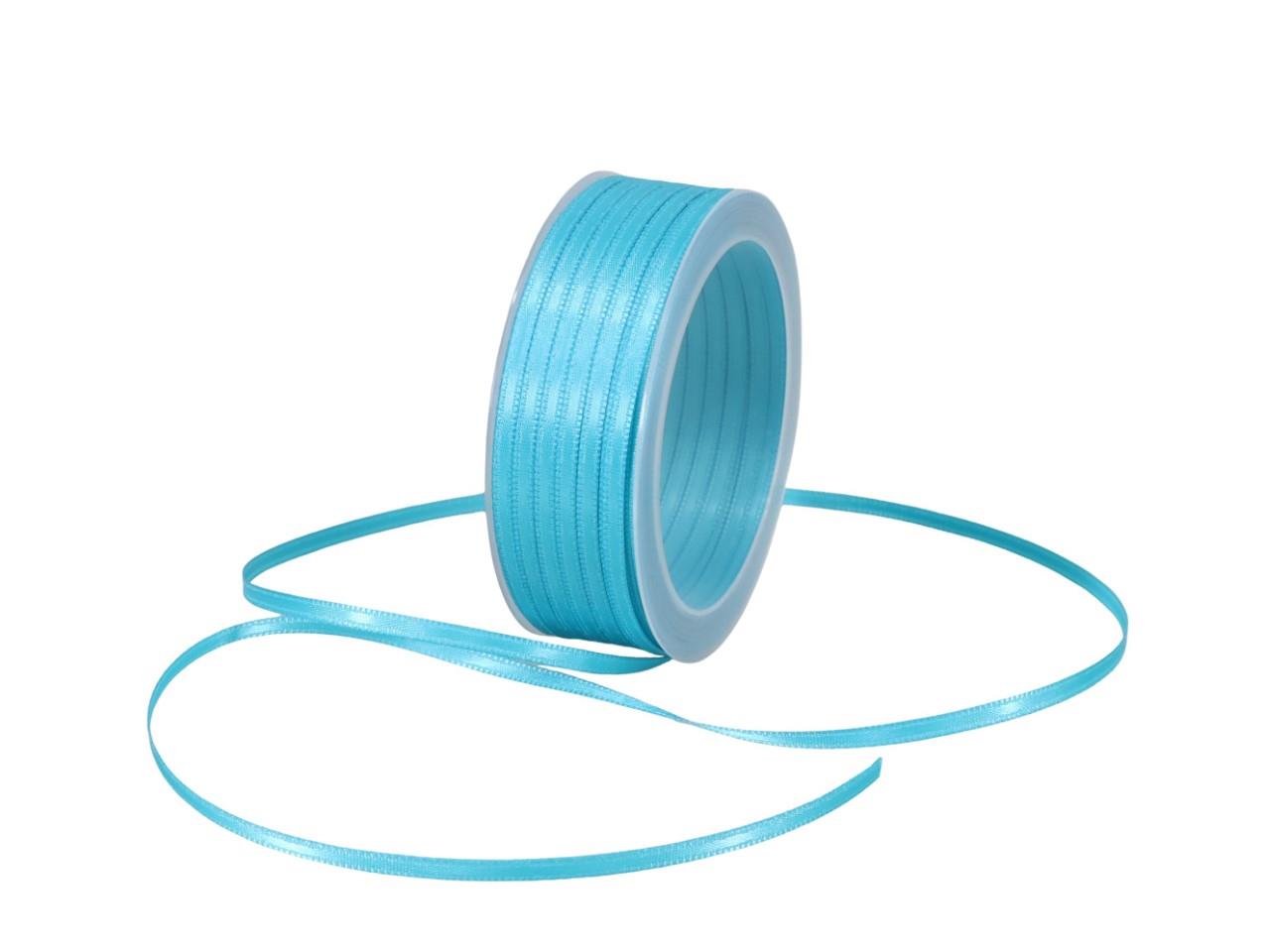 Satinband 3 mm 50 Meter türkis 150 Satinband 3 mm 50 Meter türkis 150