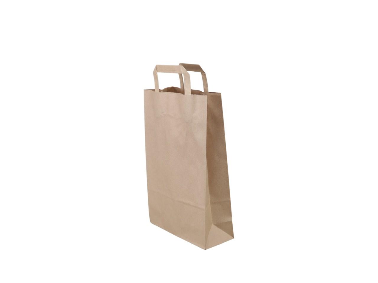 Papiertragetaschen 220x100x360 braun NETTO