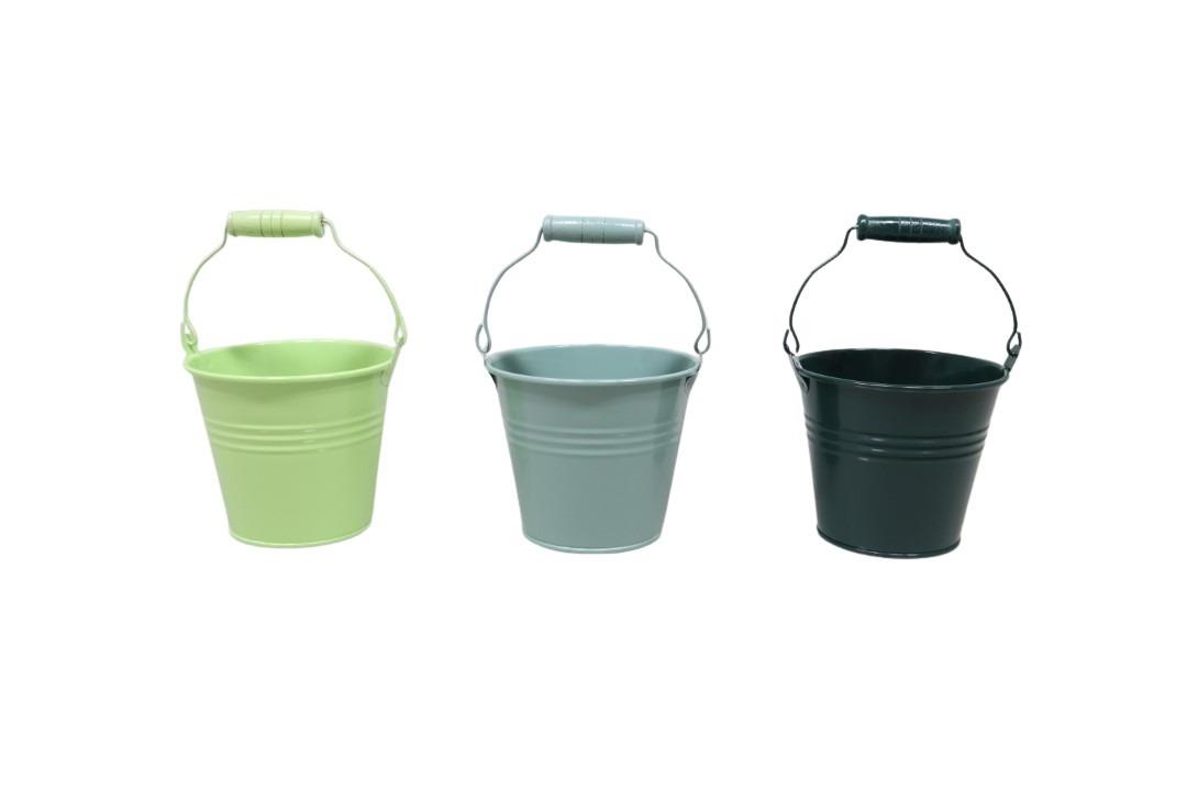 Übertopf mit Henkel Metall botanicmix D12cm Übertopf mit Henkel Metall botanicmix D12cm