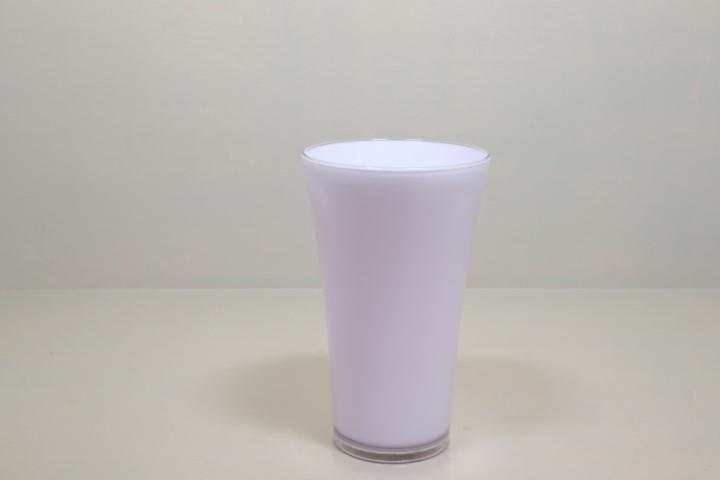 Gebrauchsvase Cristal H27 D16,5 weiß