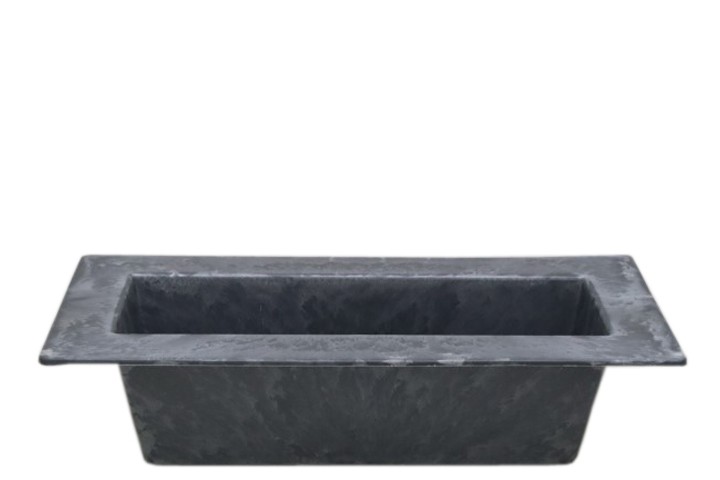 Schale rechteckig KARA Kunststoff anthrazit L28xB13,5xH7cm
