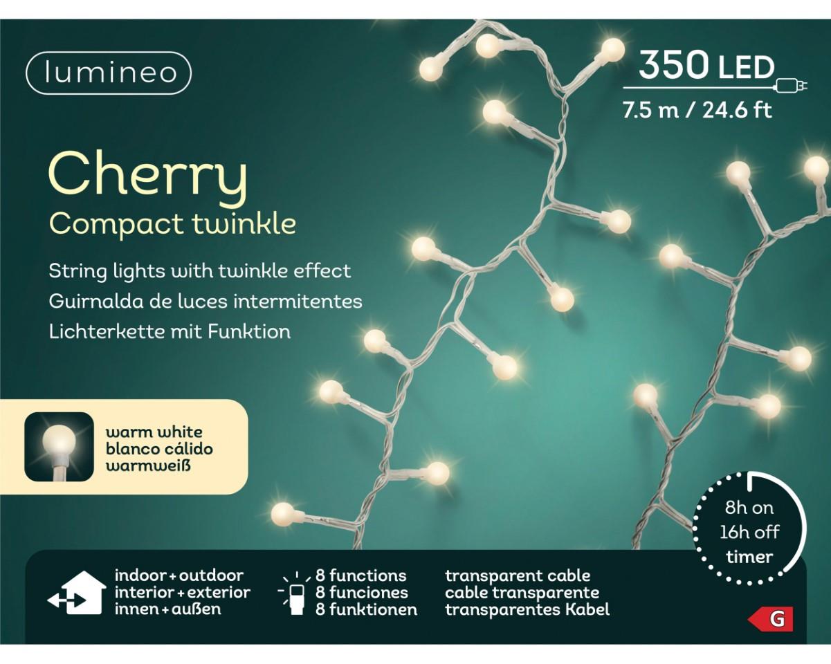 LED Cherrybeleuchtung 350LED 8 Funktionen Outdoor L7,5m